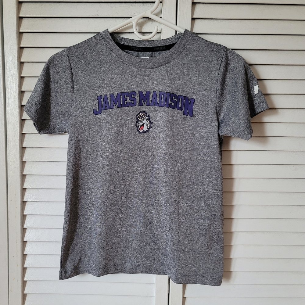 RUSSELL ATHLETIC Boys James Madison College T-Shirt, Size 8 - Picture 1 of 8